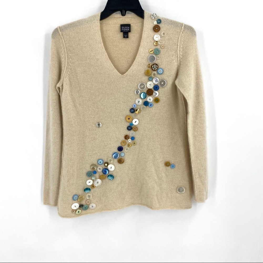 Eileen Fisher 100% Cashmere Sweater Size PP